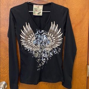 American Sunday v neck   Long sleeves shirt size s